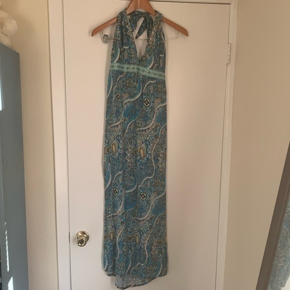 El Shadai Collection Blue MAXI Dress Small‎